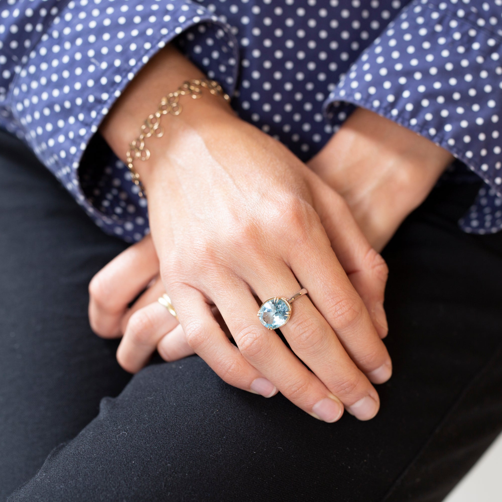 Blue Topaz Ring