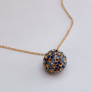 Gold Globe Pendant Necklace