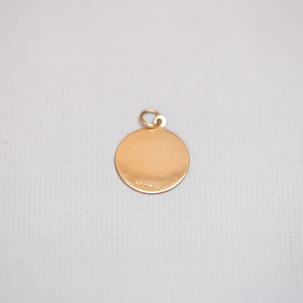 Vintage 9ct Gold Pisces Charm Pendant