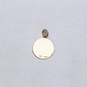 Vintage 9ct Gold Taurus Charm Pendant