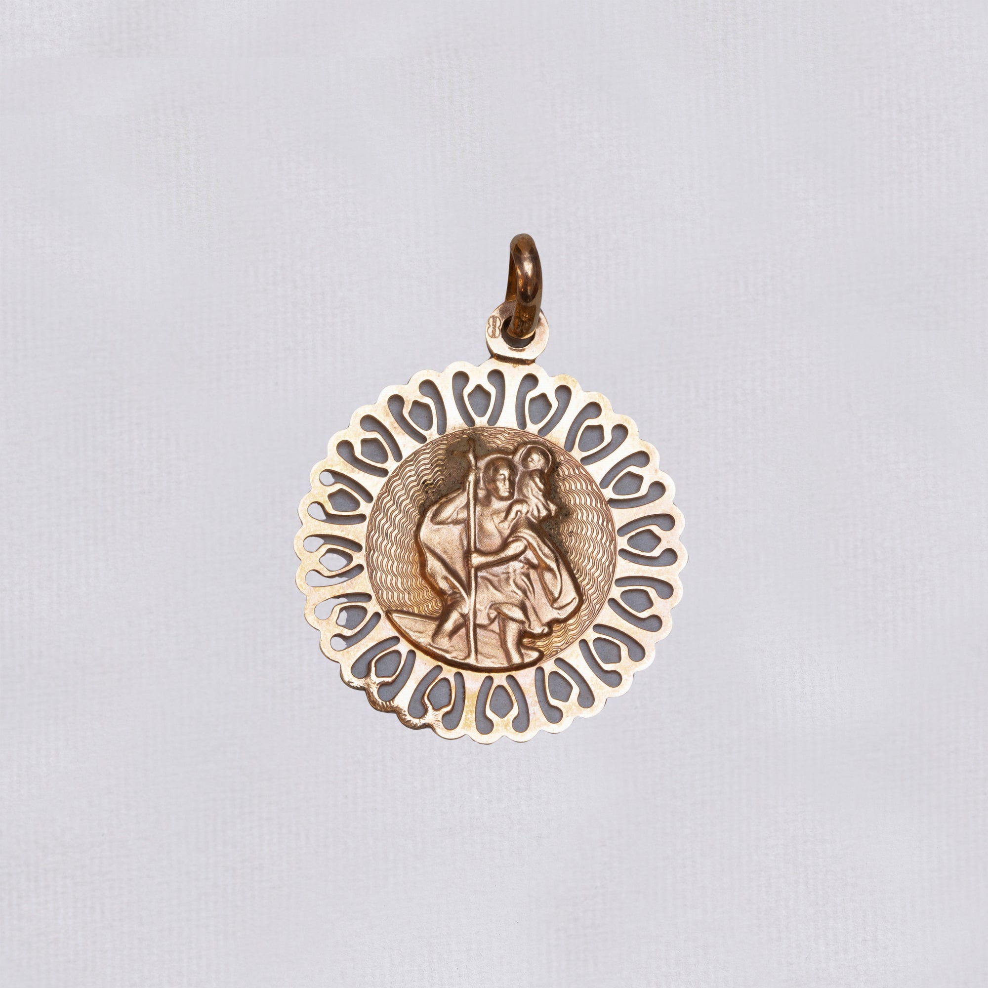 Vintage St Christopher's Pendant Charm