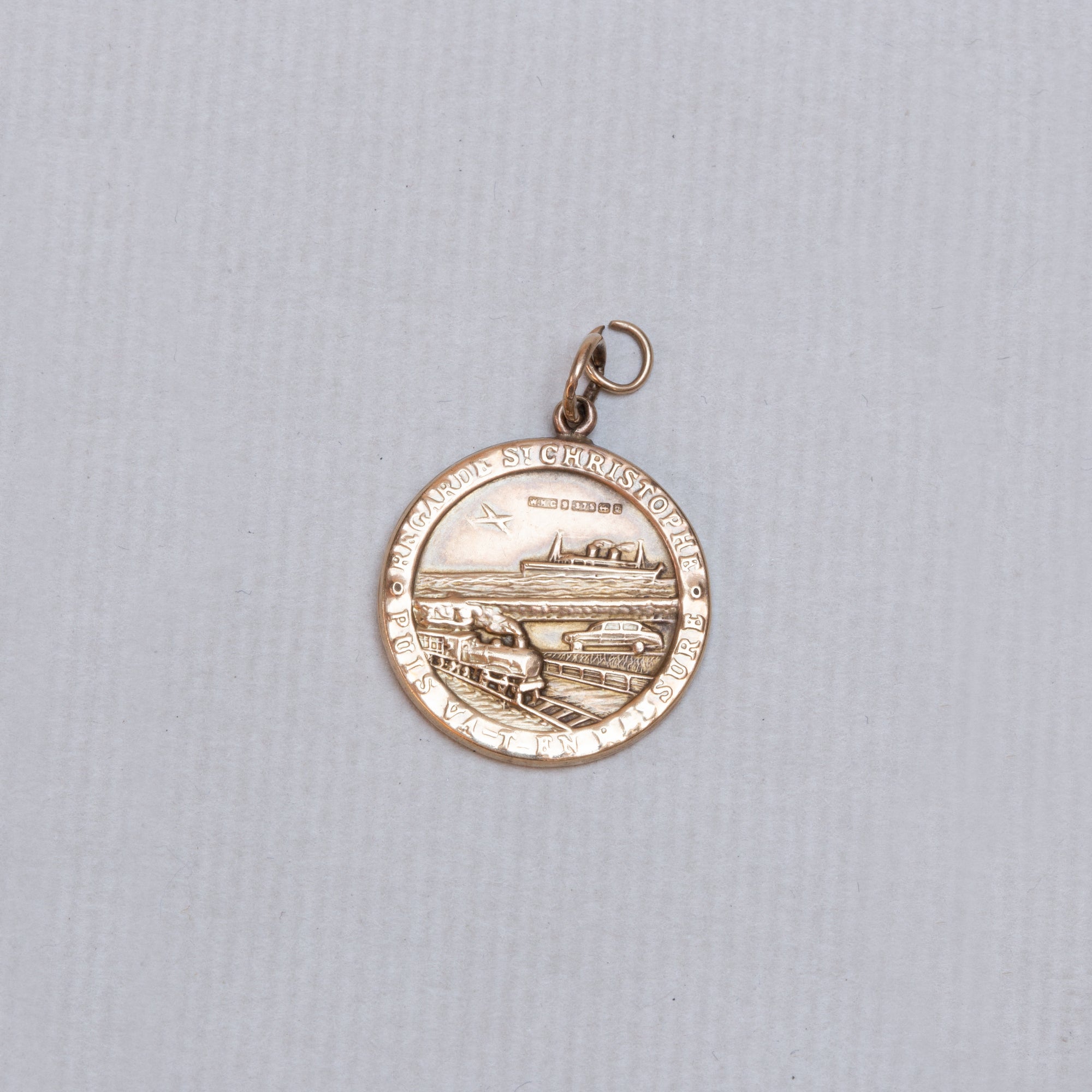 Vintage St Christopher's Pendant Charm