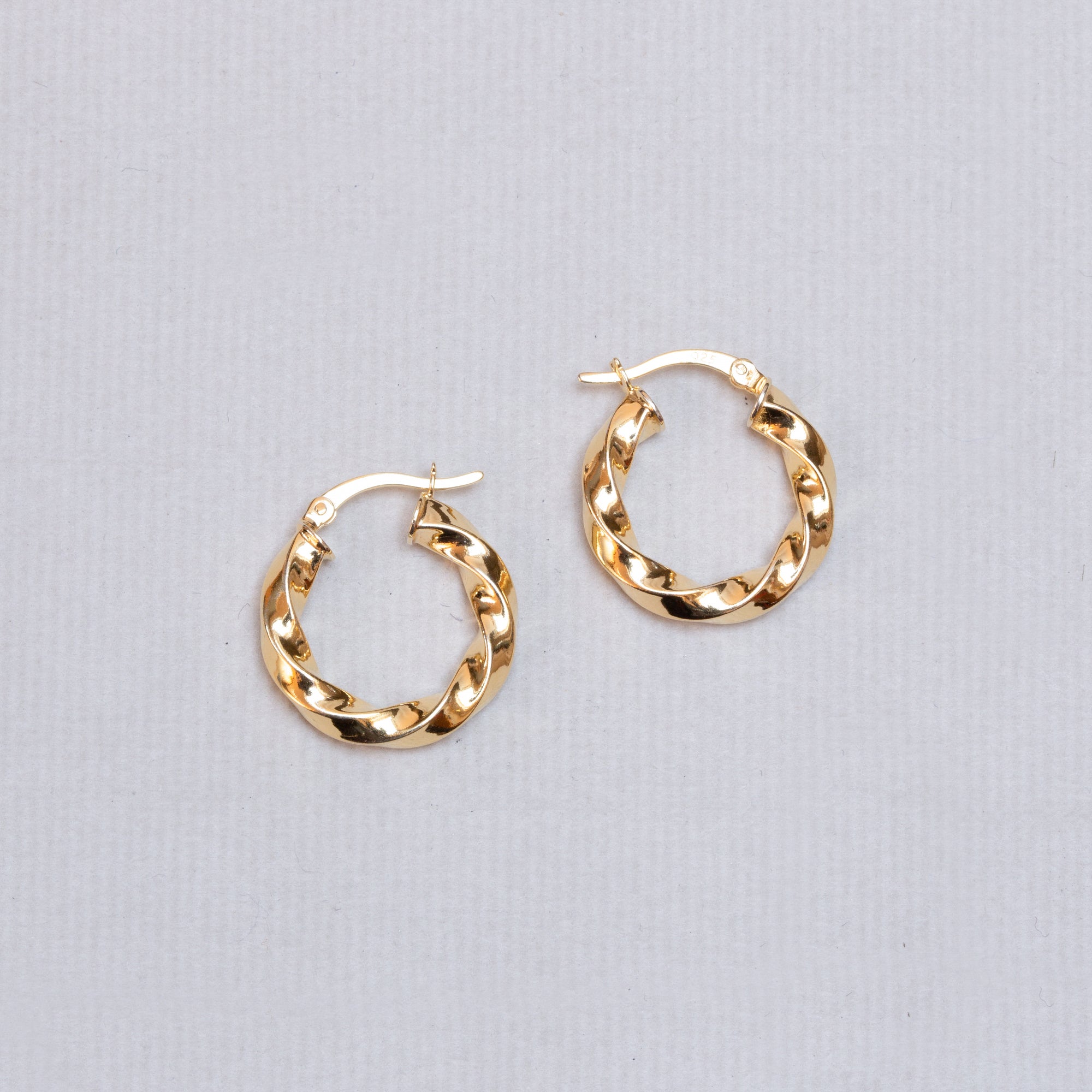 Twisted Chunky Hoop Earrings