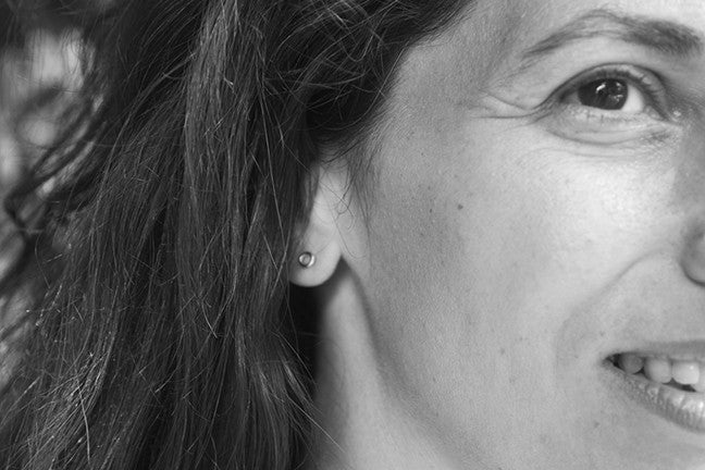 'hug' on a model's ear