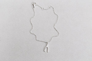 wishbone bracelet made of sterling silver