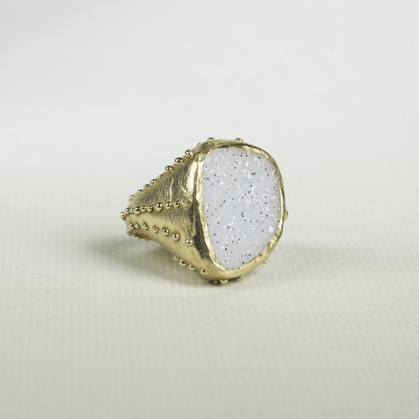 Granulation Druzy Ring