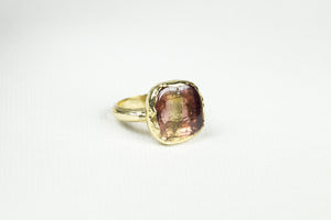 Watermelon Tourmaline Ring