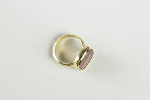 Watermelon Tourmaline Ring