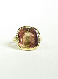 Watermelon Tourmaline Ring