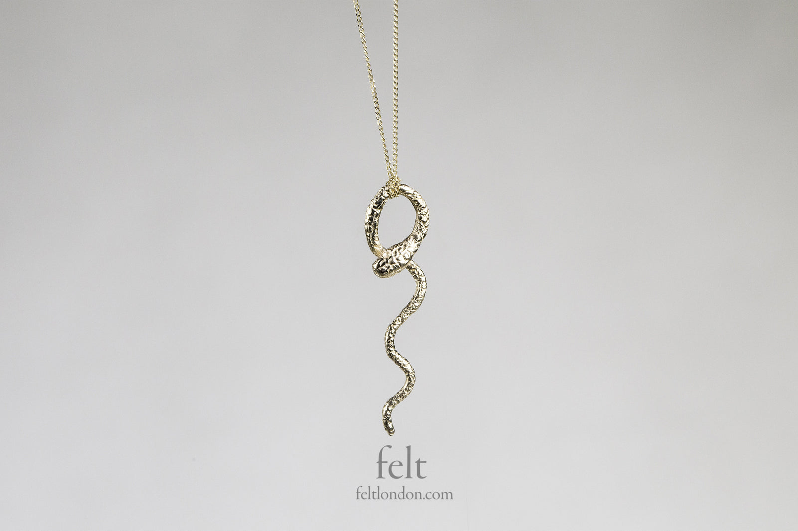 Wavy Snake Necklace by Momocreatura