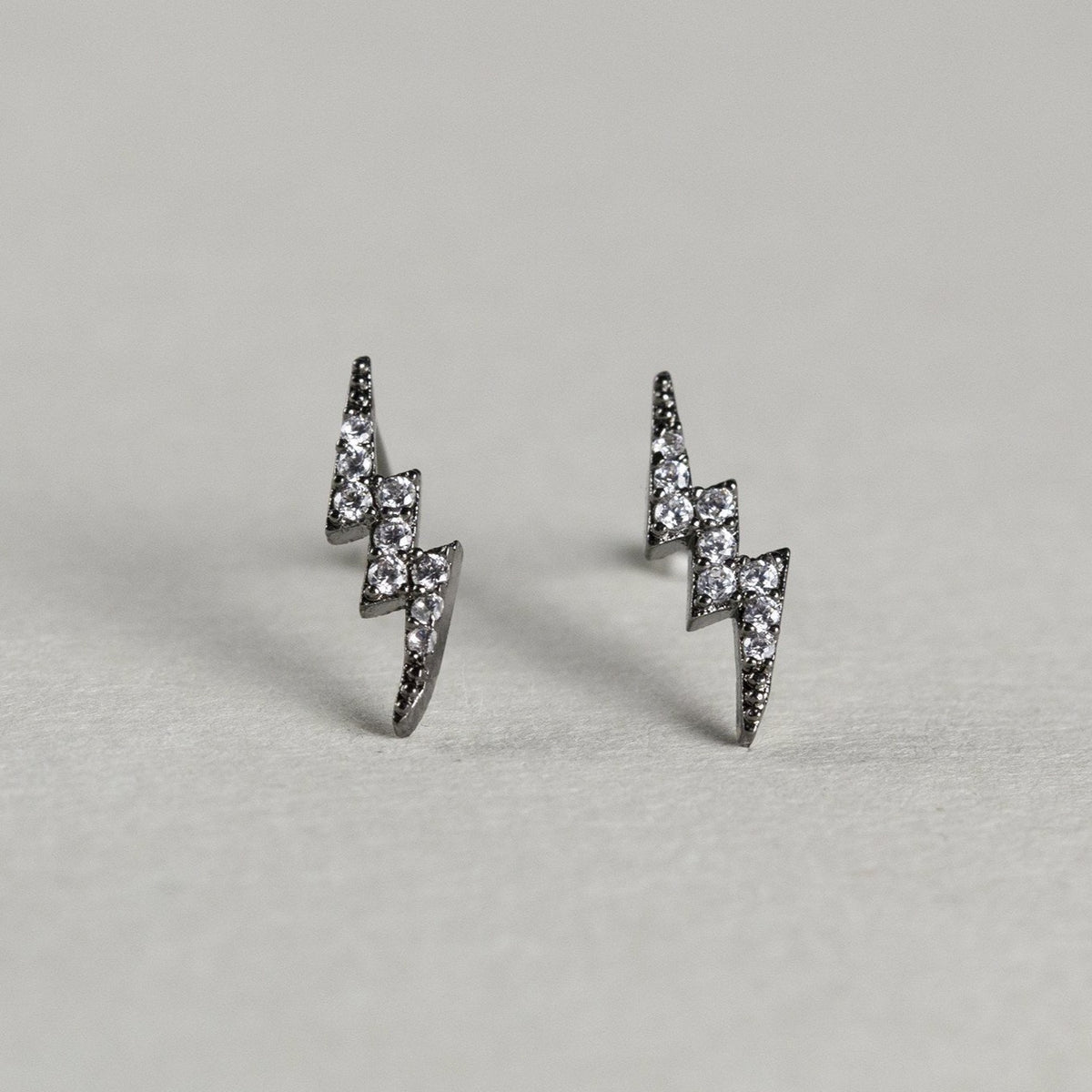 Lightning Bolt Stud Earrings