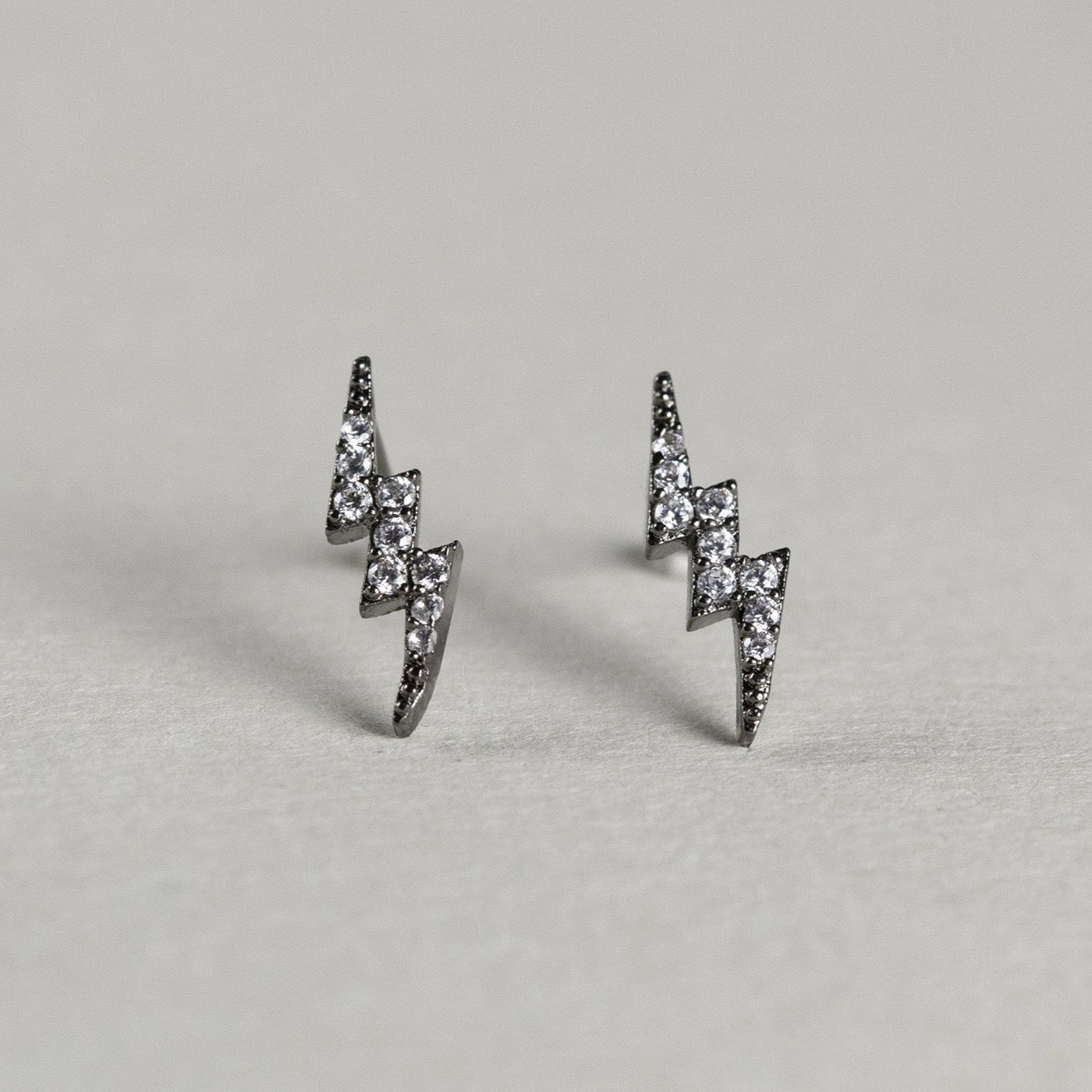 Lightning Bolt Stud Earrings