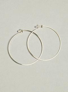 By Boe Simple Small Hoops Made of Gold-Filled Wire