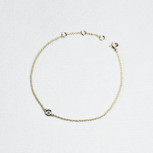 Gold and Diamond Bracelet (Large)