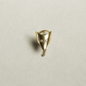 super cute fox cuff to be worn on the side of your ear