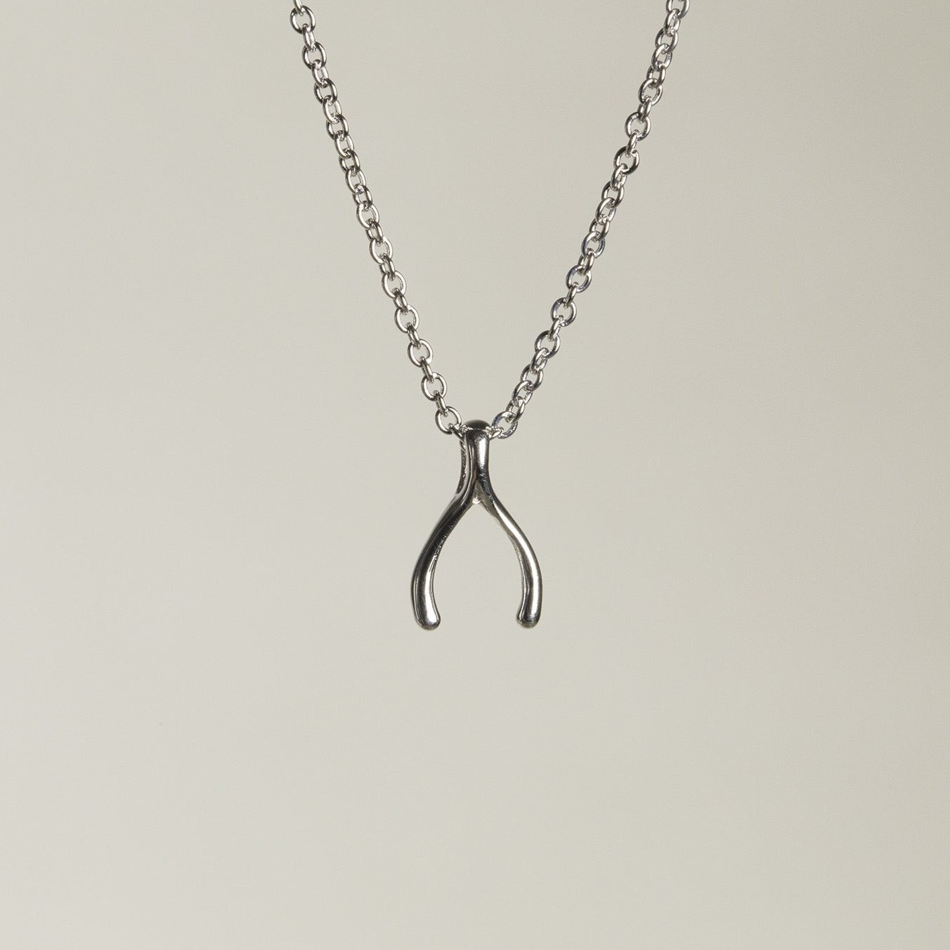 sweet, meaningful little gift - sterling silver wishbone necklace