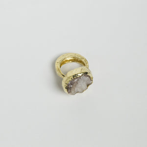 Druzy Quartz Ring