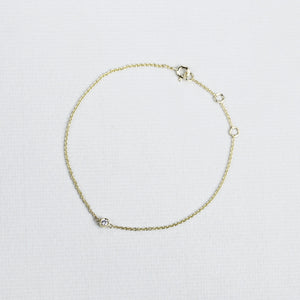 Gold and Diamond Bracelet (Small)