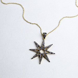 Diamond Starburst Pendant