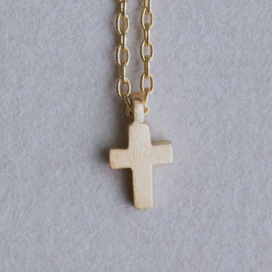 Tiny Cross, Star and Heart Necklaces